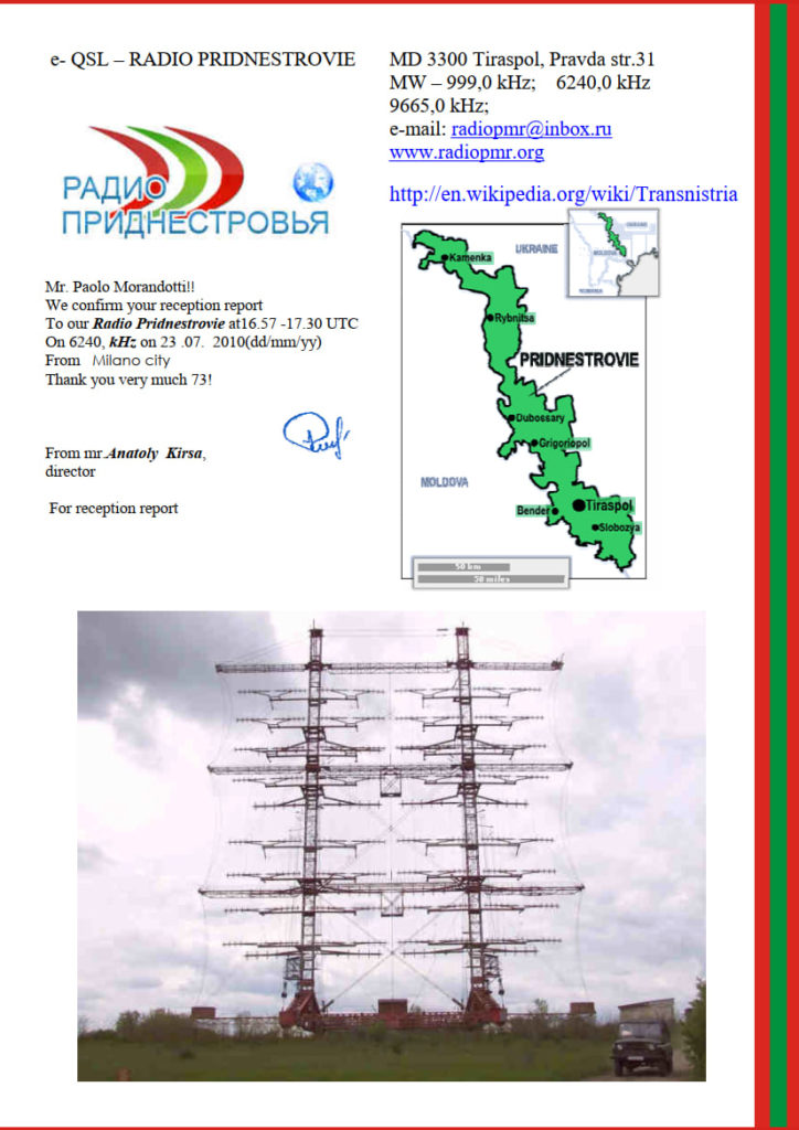 QSL di Radio PMR